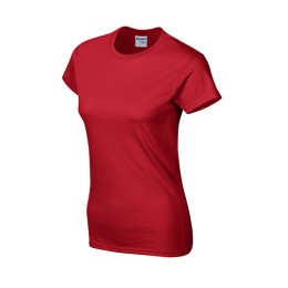 Glidan red 040 short sleeved women' s round neck collar t-shirt 76000L pure color plain colour women' s tee high breathable tshirts tshirt price supplier company Glidan red 040 short sleeved women' s round neck collar t-shirt 76000L pure color plain colour women' s tee high breathable tshirts tshirt price supplier company